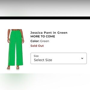 More to come Jessica pant size small